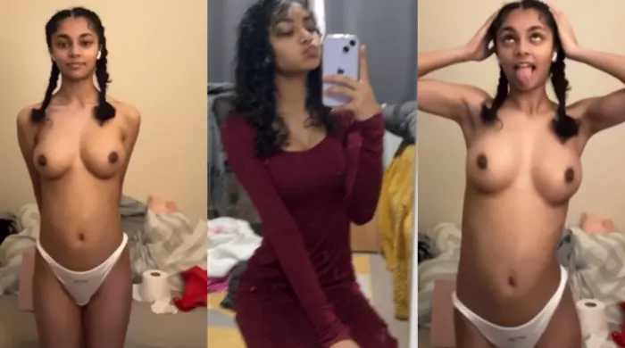 Indian Teen College Girl Boobs Fingering Pussy HD